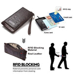 CONTACTS MEN GENIUNE LEATHER POUCH