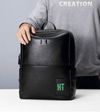 HAUTTON GENIUNE LEATHER BACKPACK EXCLUSIVELY BY🅟🅡🅐🅚  - PRAKONLINESTORES