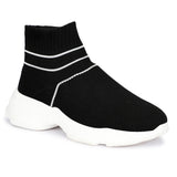 HAUTTON Men's Stylish Light - Weight Breathable Casual Sneakers | Ultra Soft Padding Socks Slip - On Running & Gym Shoes - PRAKONLINESTORES
