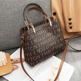 HAUTTON Leather Classic Tote Handbag With Double Shoulder Strap for Women & Girls | Tote & Shoulder Bags for Daily Office Use | Dark Brown - PRAKONLINESTORES