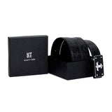 HAUTTON GENIUNE LEATHER BELT T SERIES PREMIUM COLLECTION FOR MEN - PRAKONLINESTORES