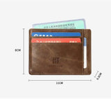 HAUTTON GENIUNE LEATHER WALLET CUM CARD HOLDER - PRAKONLINESTORES