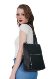 HAUTTON WOMEN TOTE CUM TRAVEL HANDBAG GENIUNE LEATHER HERITAGE COLLECTION (Black) - PRAKONLINESTORES