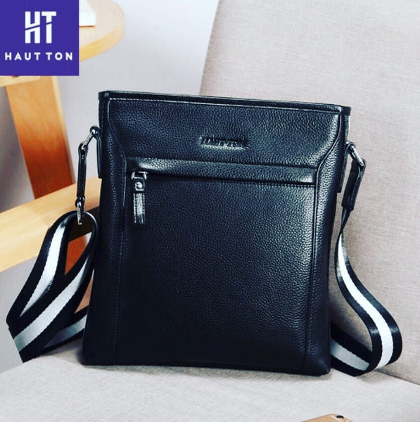 HAUTTON GENIUNE LEATHER SLING/OFFICE BAG - PRAKONLINESTORES