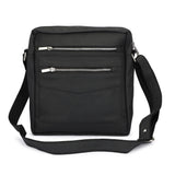 HAUTTON HAUTTON Genuine Leather Black Unisex Messenger bag - PRAKONLINESTORES