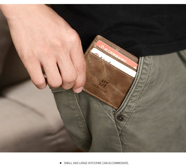 HAUTTON LEATHER SMART CARD WALLET - PRAKONLINESTORES