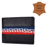 HAUTTON Men's Genuine Leather Wallet | Bi Fold Slim & Light Weight Leather Stylish Casual Wallet Purse with Card Holder Compartment | BLACK - PRAKONLINESTORES