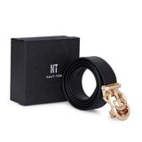 HAUTTON GENIUNE LEATHER BELT PREMIUM COLLECTION G RANGE FOR MEN - PRAKONLINESTORES