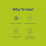 OPT silica gel 2 Gram (500 Pcs) Silica Gel White Packets Desiccant Dehumidifiers, Non - Indicating Silica Gel Packs for Moisture Absorption ( 2 Gram X 500 Pcs = 1 Kg ) - PRAKONLINESTORES