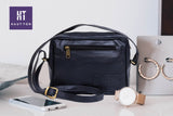 HAUTTON GENIUNE LEATHER SLING CUM TRAVEL MULTI UTILITY BAG FOR UNISEX - PRAKONLINESTORES