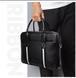 HAUTTON GENIUNE LEATHER HANDBAG FOR MEN - PRAKONLINESTORES