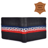 HAUTTON Men's Genuine Leather Wallet | Bi Fold Slim & Light Weight Leather Stylish Casual Wallet Purse with Card Holder Compartment | BLACK - PRAKONLINESTORES