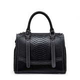 HAUTTON Women Genuine Leather Black Handbag - PRAKONLINESTORES