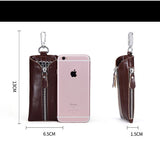 HAUTTON LEATHER KEY HOLDER WALLET - PRAKONLINESTORES