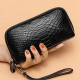 HAUTTON Geniune Leather Premium Long Wallet CUN Hand Purse for Women/Girls - PRAKONLINESTORES