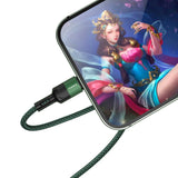 STIYA KAKU KSC 458 JINTENG ALUMINIUM ALLOY Unbreakable Charging Cable or Micro USB Data Cable TYPE C,IOS for Charging and Data Sync (2021) - PRAKONLINESTORES