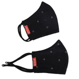 UNISEX 2 PLY PREMIUM COTTON MASK PACK OF 12 MIX LOOP AND WITHOUT LOOP - PRAKONLINESTORES