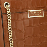 HAUTTON GENIUNE LEATHER PREMIUM SLING CUM HAND BAG - PRAKONLINESTORES