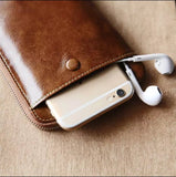 HAUTTON GENIUNE LEATHER UNISEX LONG WALLET CUM CLUTCHER - PRAKONLINESTORES