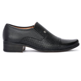 HAUTTON New Premium Formal Leather Slip on Shoes for Men (Black) - PRAKONLINESTORES