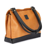 HAUTTON Women's Genuine Leather Classic Handbag With Double Shoulder Strap | Shoulder Bags for Daily Office Use for Girls - PRAKONLINESTORES