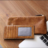 HAUTTON GENIUNE LEATHER UNISEX LONG WALLET CUM CLUTCHER - PRAKONLINESTORES