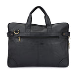 HAUTTON Men's Geniune Leather Padded Laptop Messenger Bag | Carry Handles with Adjustable Strap Bag | 16 x 12 Inches - PRAKONLINESTORES