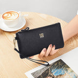 HAUTTON GENIUNE LEATHER LONG WALLET/CLUTCH for WOMEN - PRAKONLINESTORES