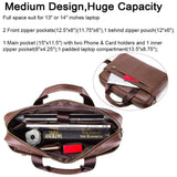 CONTACTS LEATHER OFFICE BAG - PRAKONLINESTORES