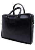HAUTTON GENIUNE LEATHER OFFICE CUM LAPTOP BAG FOR UNISEX Waterproof Laptop Sleeve/Cover. - PRAKONLINESTORES
