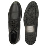 HAUTTON Men Black Ankle Length Boots - PRAKONLINESTORES