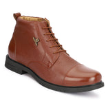 HAUTTON New Premium Geniune Leather Ankle Chain Boots for Men - PRAKONLINESTORES