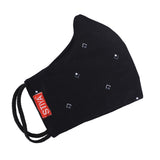 UNISEX 2 PLY PREMIUM COTTON MASK PACK OF 12 MIX LOOP AND WITHOUT LOOP - PRAKONLINESTORES