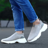 HAUTTON Men's Stylish Light - Weight Breathable Sneakers | Casual Running Ultra Soft Socks Slip - On Padding Walking, Gym Shoes - PRAKONLINESTORES