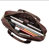 HAUTTON GENIUNE LEATHER LAPTOP CUM OFFICE PREMIUM COLLECTION BAG - PRAKONLINESTORES