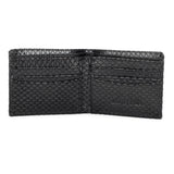 HAUTTON Men's Genuine Leather Wallet | Bi Fold Slim & Light Weight Leather Stylish Casual Wallet Purse with Card Holder Compartment | SHINY BLACK - PRAKONLINESTORES