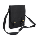 HAUTTON Unisex Geniune Leather Laptop Messenger Cum Sling I - Pad Bag | Crossbody Strap Bag for Men & Women - PRAKONLINESTORES