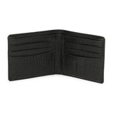 HAUTTON Men's Genuine Leather Classic Wallet | Bi Fold Slim & Light Weight Leather Stylish Casual Wallet Purse with Card Holder Compartment |BLACK - PRAKONLINESTORES