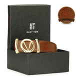 HAUTTON GENIUNE LEATHER BELT BY PRAK - PRAKONLINESTORES