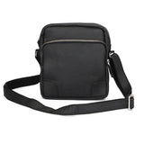 HAUTTON HAUTTON Genuine Leather Black Unisex Messenger Bag - PRAKONLINESTORES