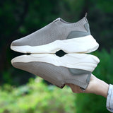 HAUTTON Men's Stylish Light - Weight Breathable Sneakers | Casual Running Ultra Soft Socks Slip - On Padding Walking, Gym Shoes - PRAKONLINESTORES