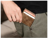 HAUTTON GENIUNE LEATHER WALLET CUM CARD HOLDER - PRAKONLINESTORES