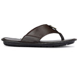 HAUTTON Men's Geniune Leather Casual Padding Slipper | Stylish Comfortable Slippers & Sandals - PRAKONLINESTORES