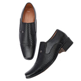 HAUTTON New Premium Formal Leather Slip on Shoes for Men (Black) - PRAKONLINESTORES