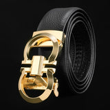 HAUTTON Men's Formal, Casual,New Look Genuine Leather Belt - PRAKONLINESTORES