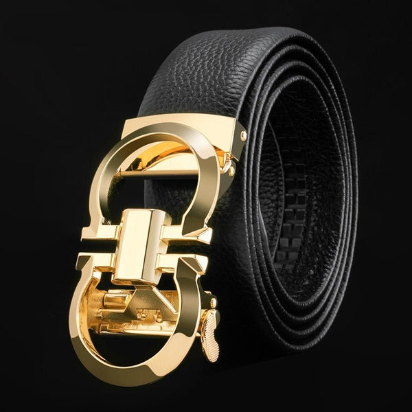 HAUTTON Men's Formal, Casual,New Look Genuine Leather Belt - PRAKONLINESTORES