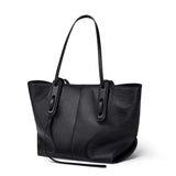HAUTTON Women Genuine Leather Black Stylish Handbag - PRAKONLINESTORES