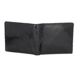 HAUTTON Men's Genuine Leather Wallet | Bi Fold Slim & Light Weight Leather Stylish Casual Wallet Purse with Card Holder Compartment | SHINY BLACK - PRAKONLINESTORES