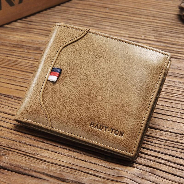 HAUTTON GENIUNE LEATHER WALLET - PRAKONLINESTORES