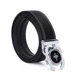 HAUTTON GENIUNE LEATHER PREMIUM COLLECTION GBEE SILVER EXCLUSIVELY FOR MEN - PRAKONLINESTORES